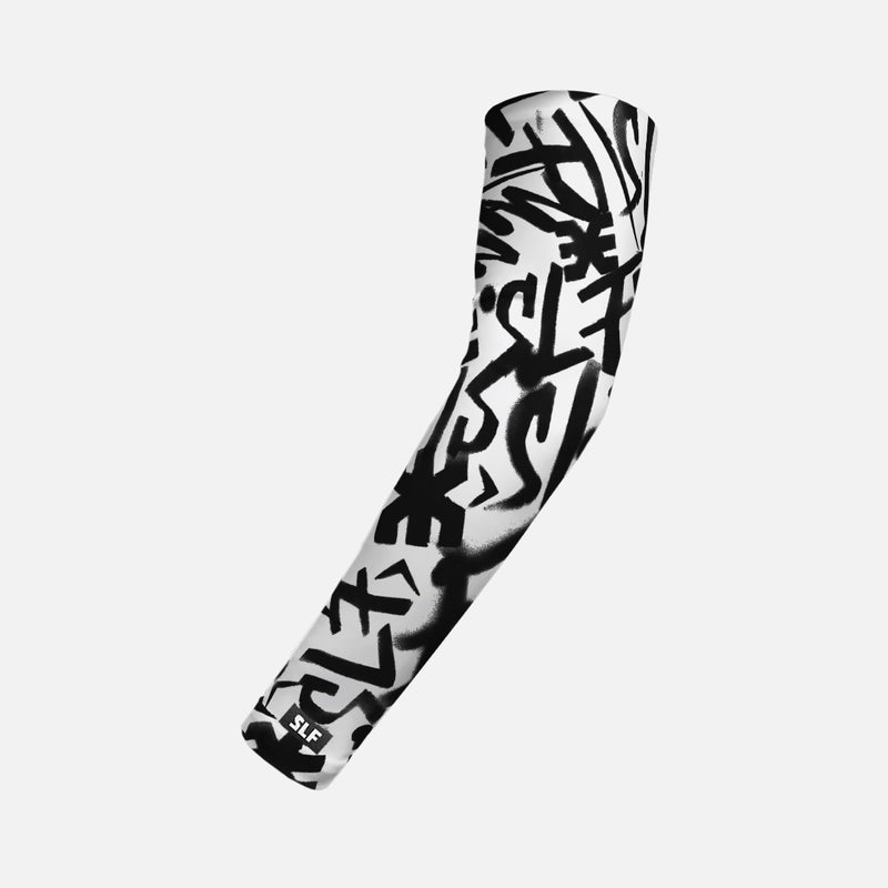 SLF Graffiti Black White Kids Arm Sleeve