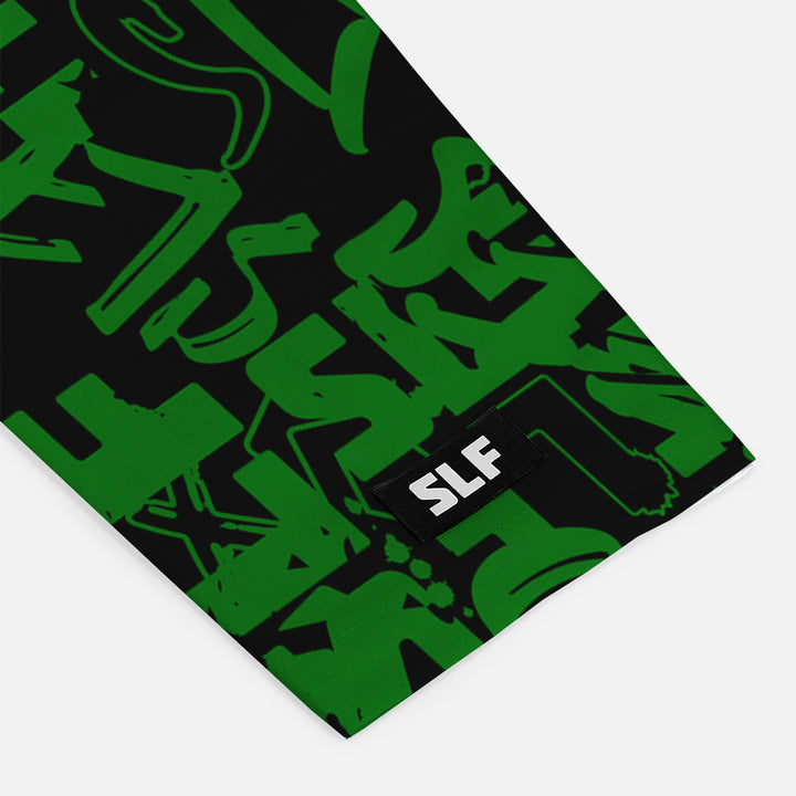 SLF Graffiti Splatter Green Arm Sleeve