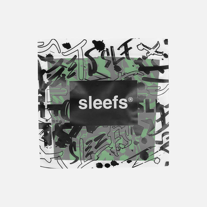 SLF Graffiti Splatter Green Kids Arm Sleeve