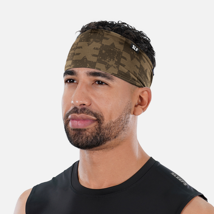 SLF Logo Pattern Brown Headband