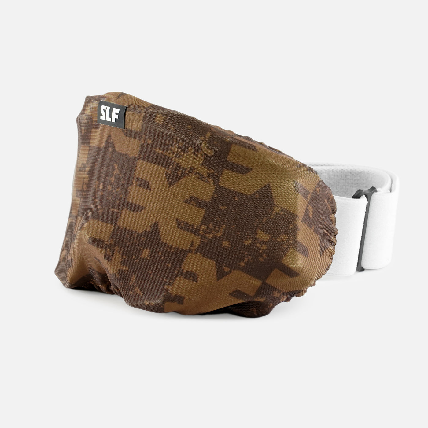 SLF Logo Pattern Brown Soft Goggle Cover