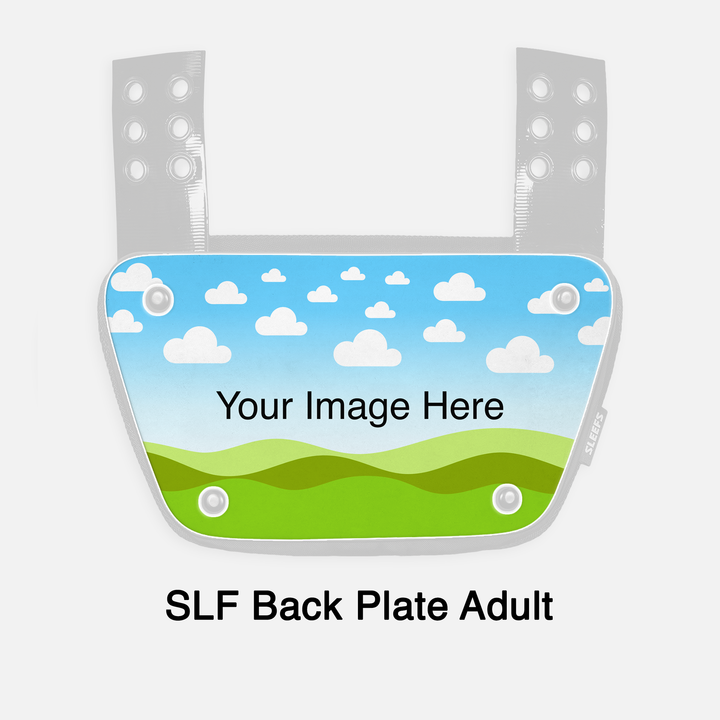 Make Your Own Custom Football Back Plate Decal (Back Plate Not Included)