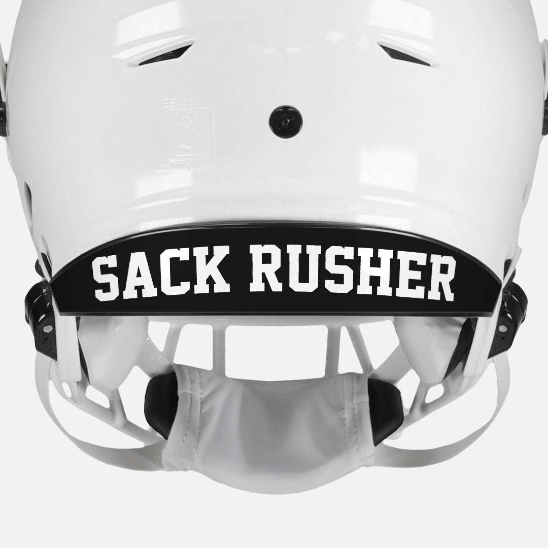 Sack Rusher Riddell Speedflex Front and Back Bumper Sticker Kit