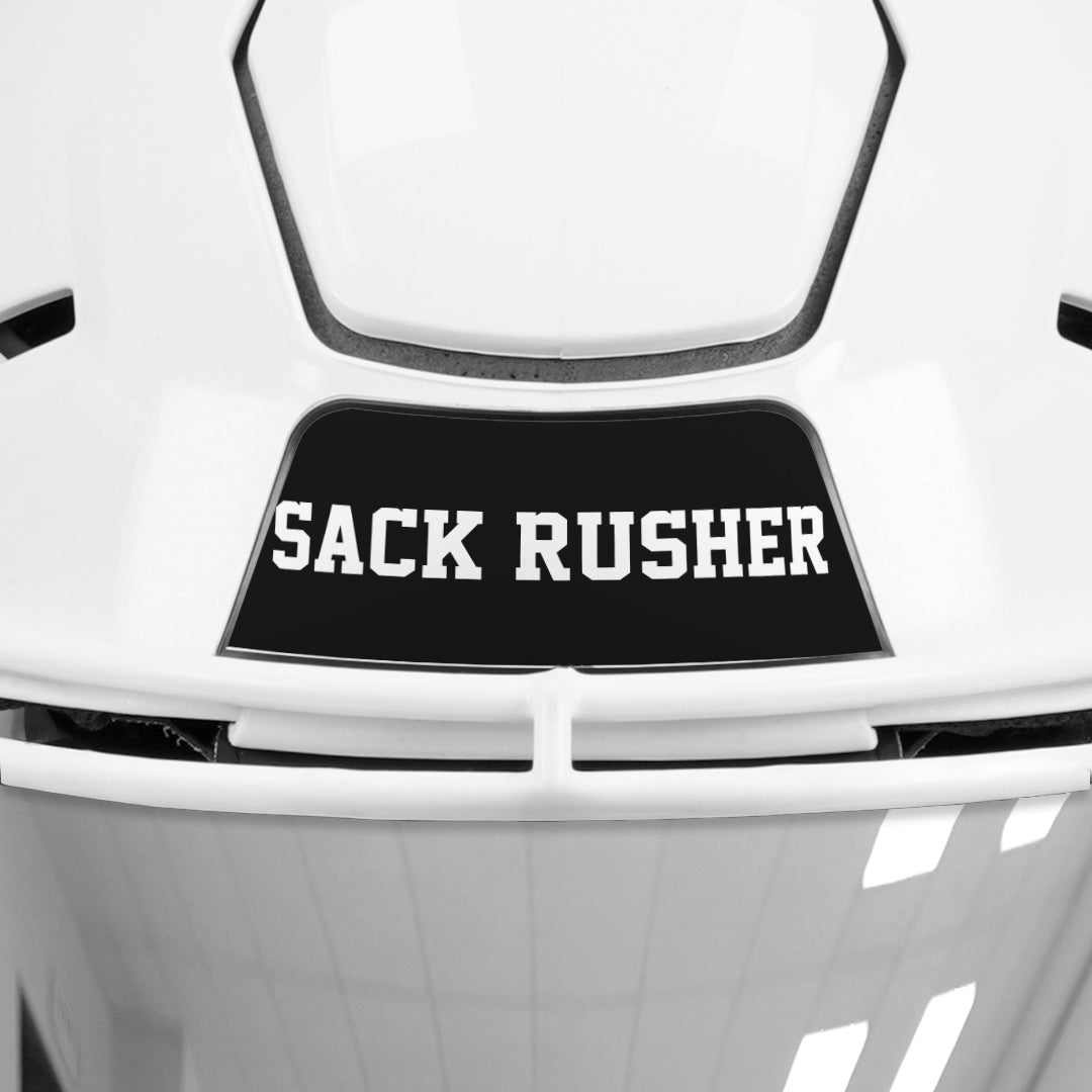Sack Rusher Riddell Speedflex Front and Back Bumper Sticker Kit