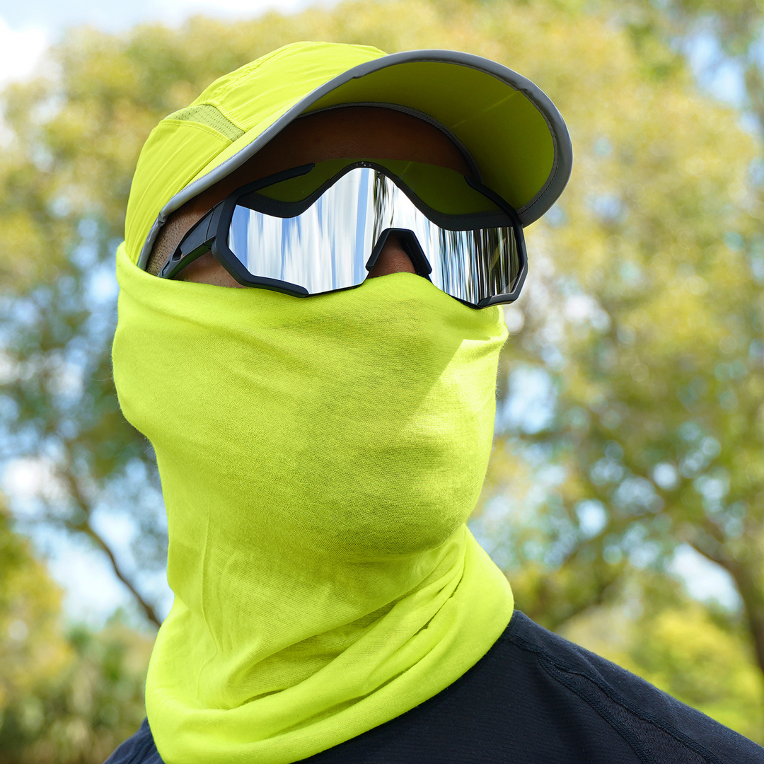 Safety Yellow Neck Gaiter – SLEEFS Safety Yellow Neck Gaiter – SLEEFS
