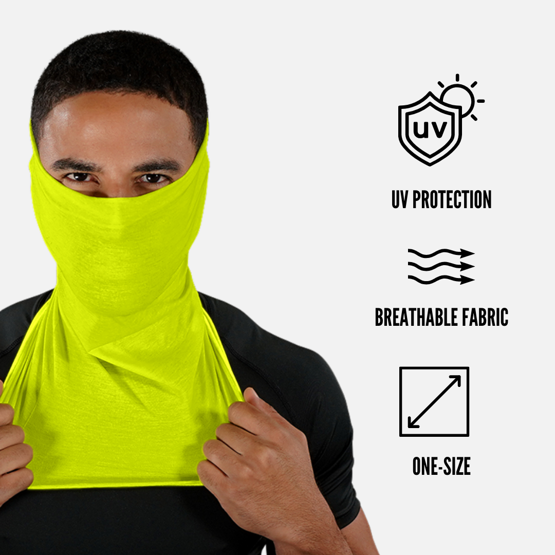 Safety Yellow Neck Gaiter – SLEEFS Safety Yellow Neck Gaiter – SLEEFS