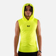 Safety Yellow Sleeveless Compression Hoodie