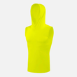 Safety Yellow Sleeveless Compression Hoodie