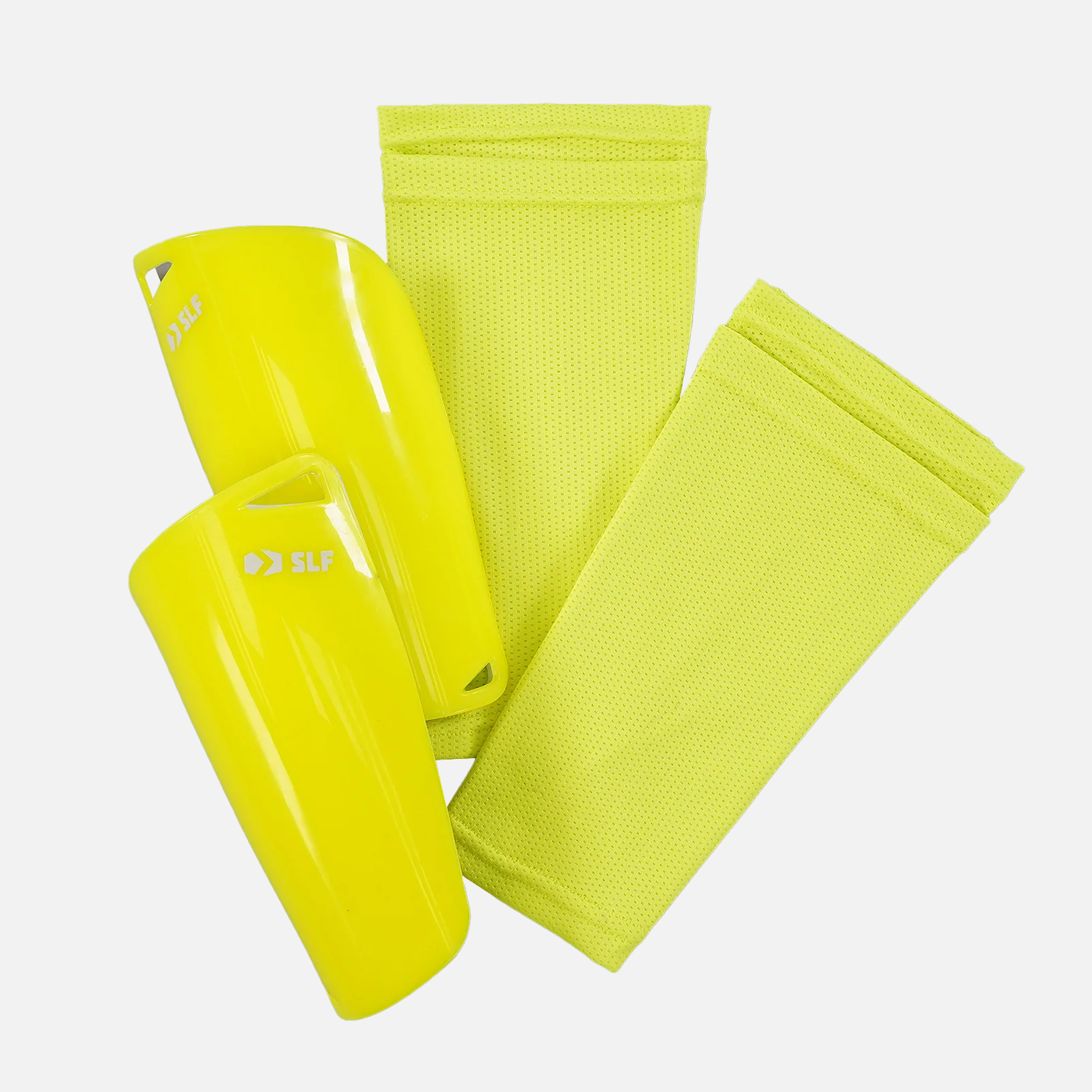 Safety Yellow Soccer Shin Guards