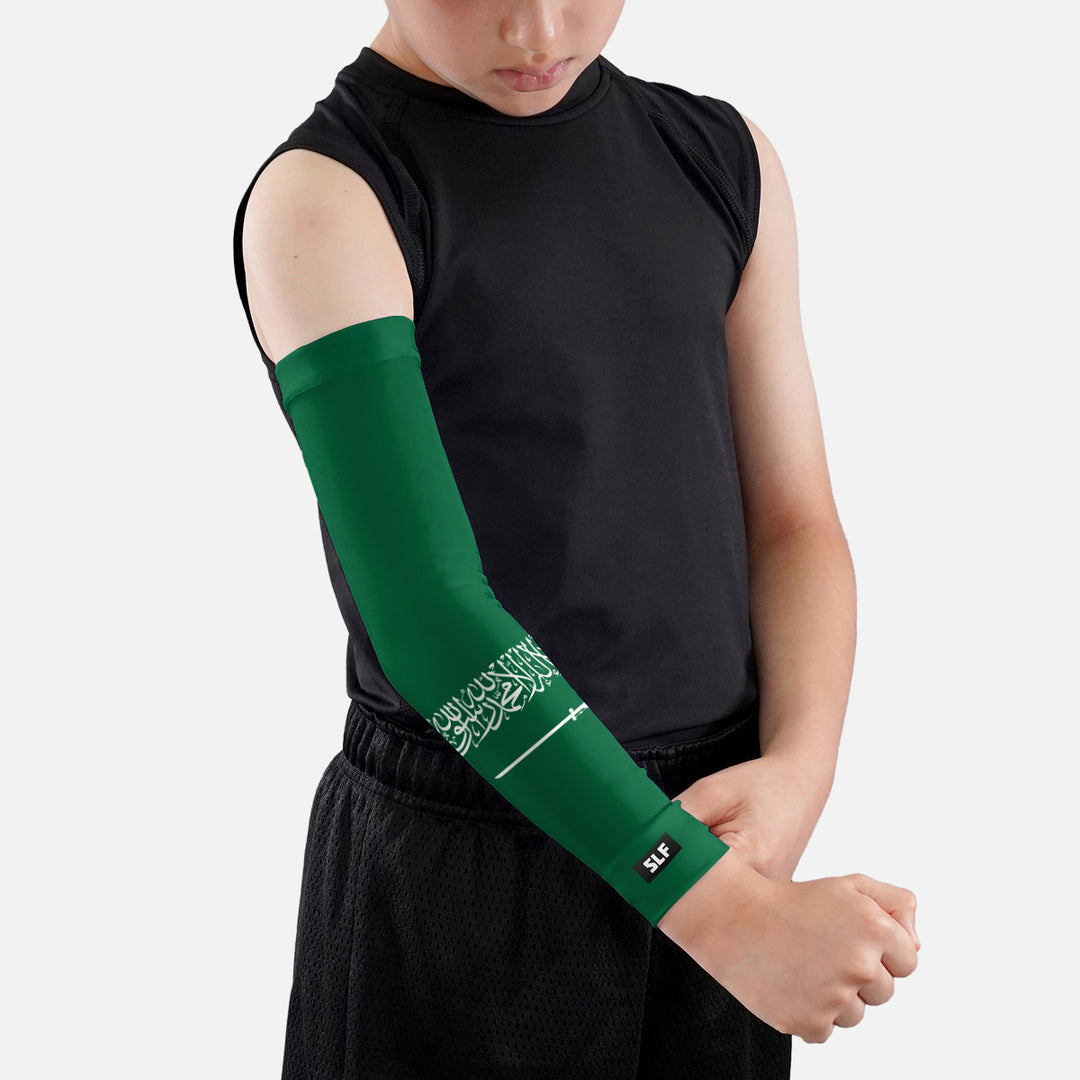 Saudi Arabia Flag Kids Arm Sleeve