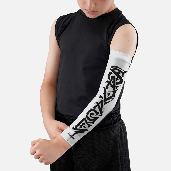 Savage Ink White Kids Arm Sleeve