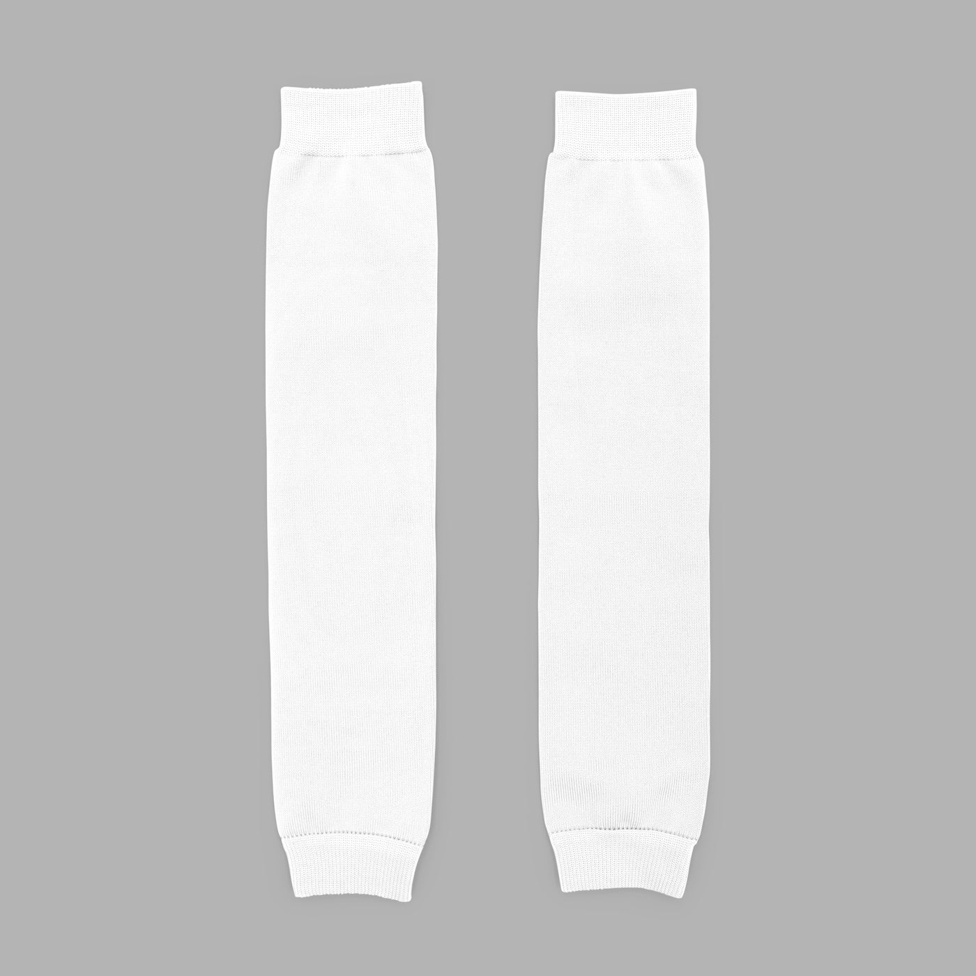 Basic White Scrunchie Leg Sleeves