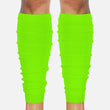 Hot Green Scrunchie Leg Sleeves