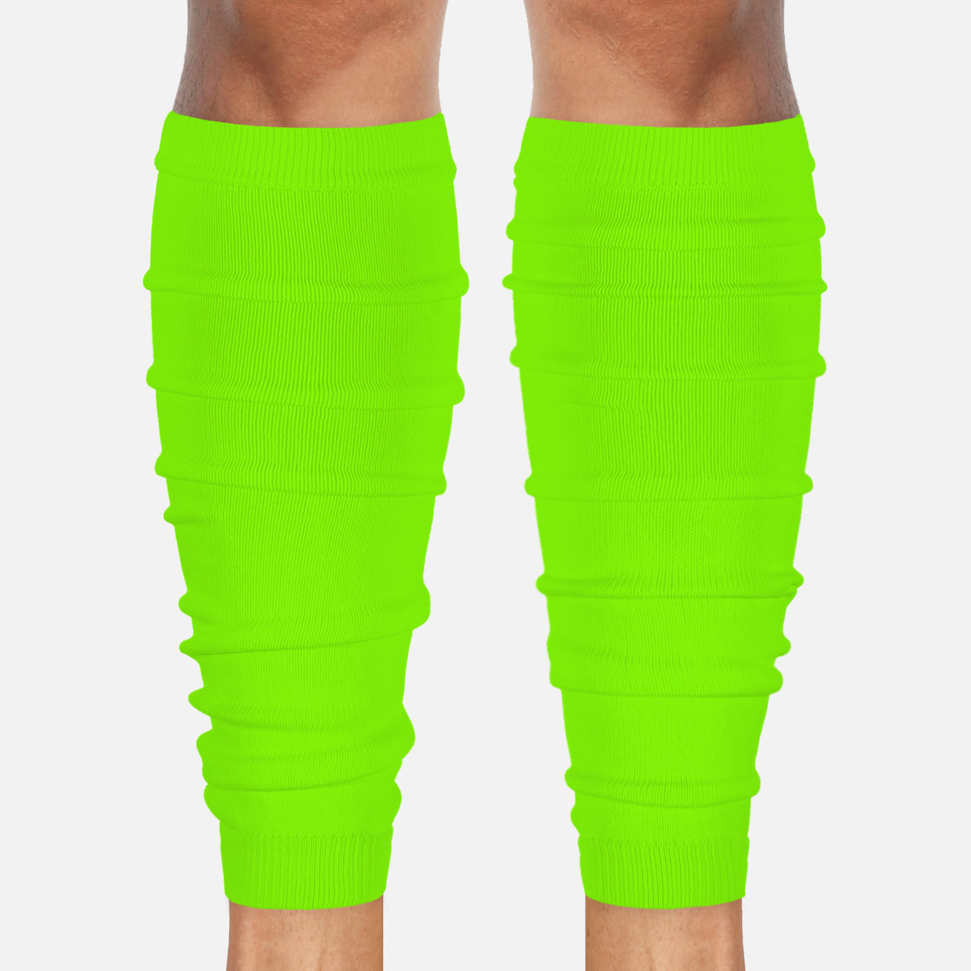 Hot Green Scrunchie Leg Sleeves