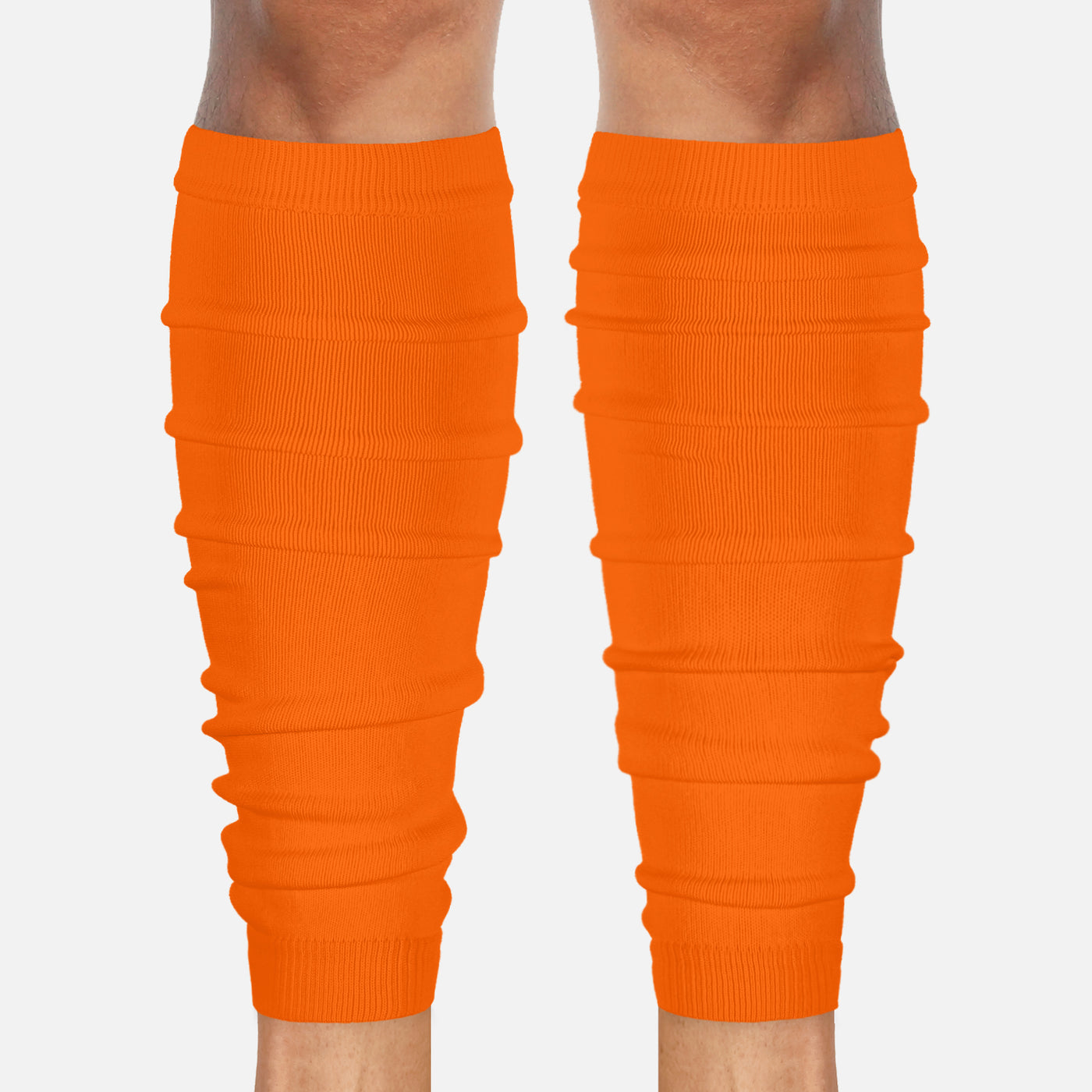 Hot Orange Scrunchie Leg Sleeves