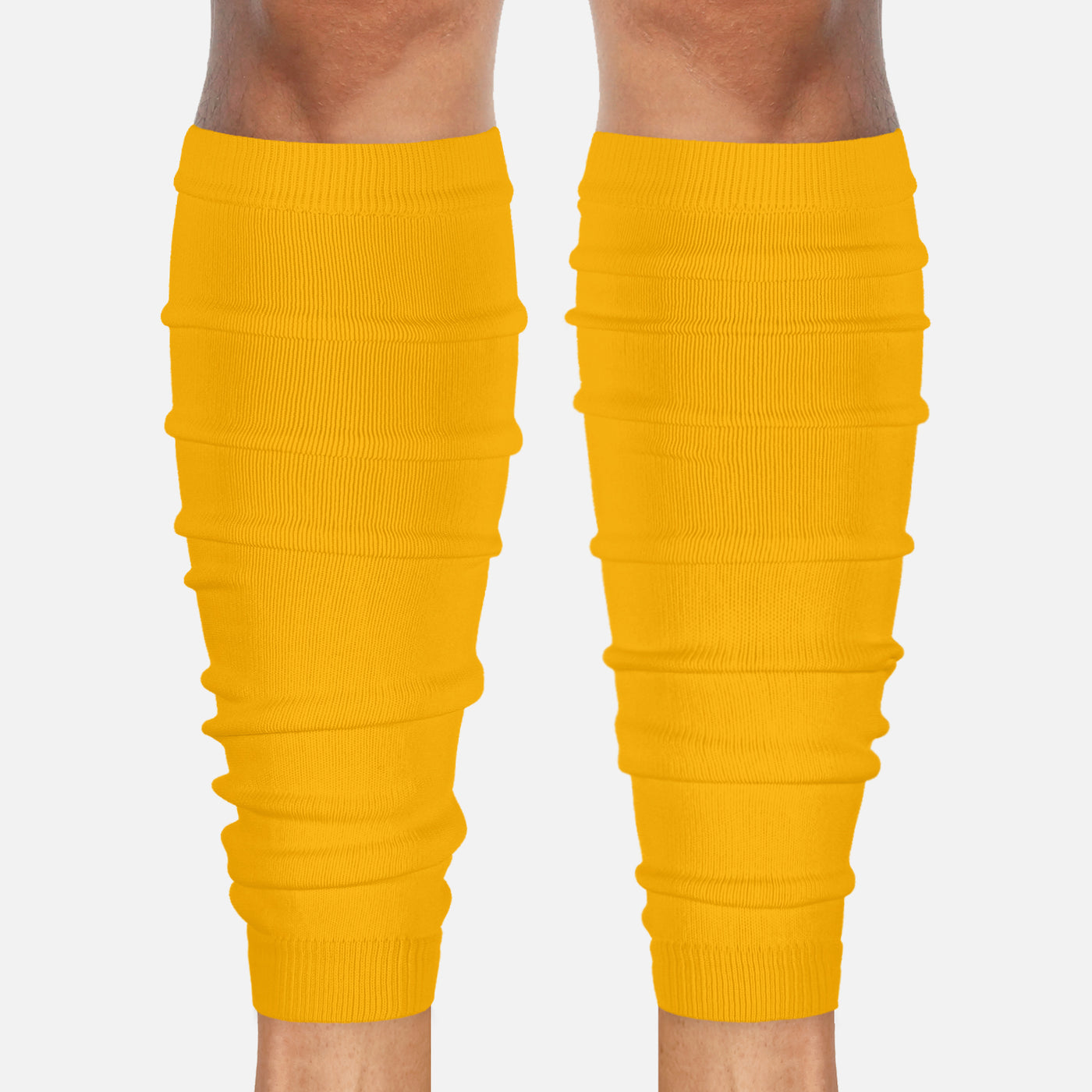 Hue Yellow Gold Scrunchie Leg Sleeves