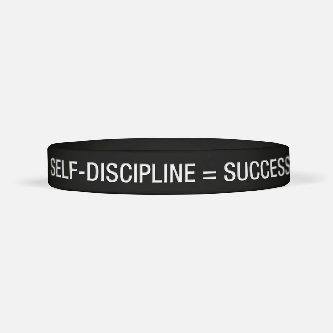 Self-Discipline = Success Motivational Wristband