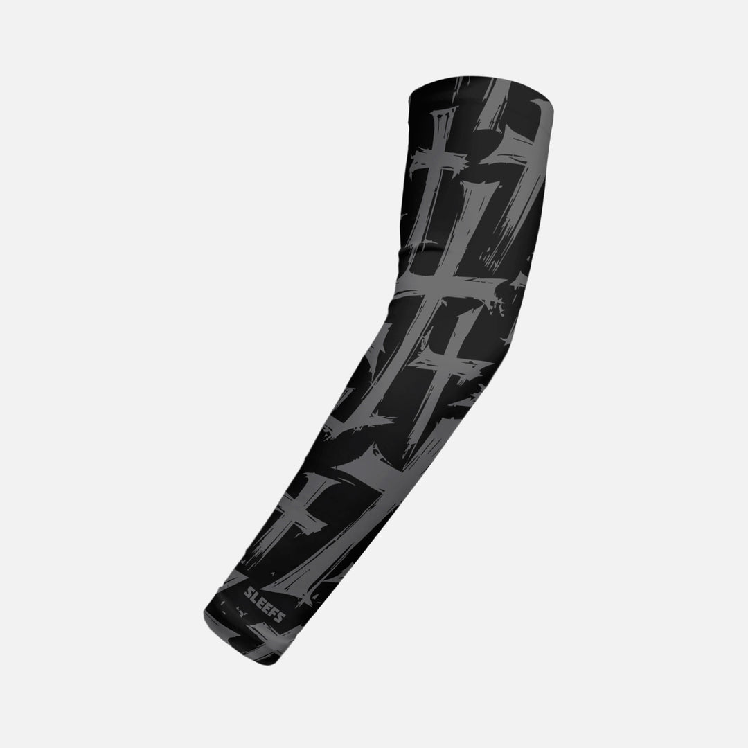 Shadow Cross Pattern Kids Arm Sleeve
