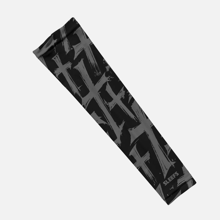 Shadow Cross Pattern Kids Arm Sleeve