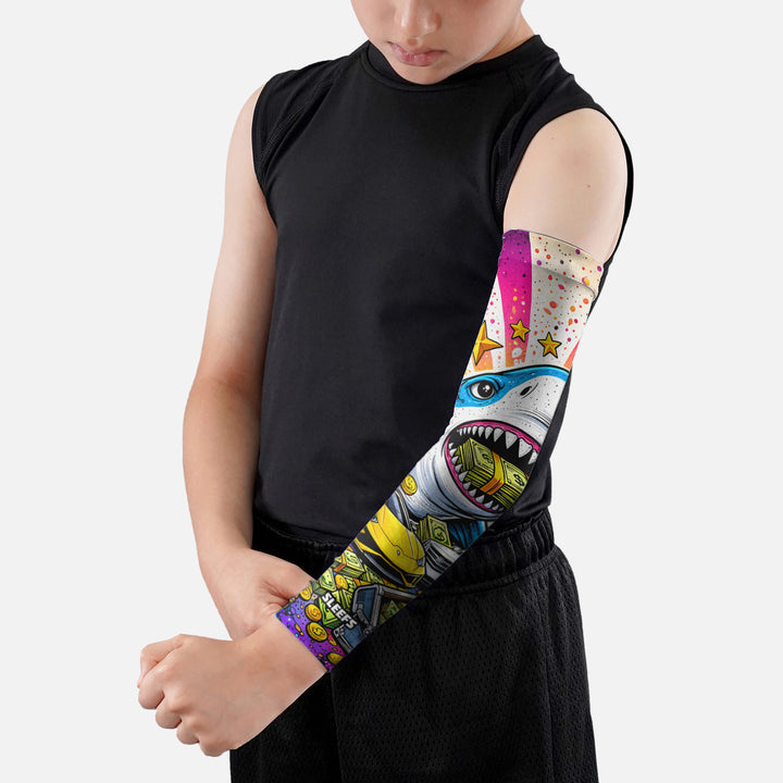 Shark Hustle Kids Arm Sleeve