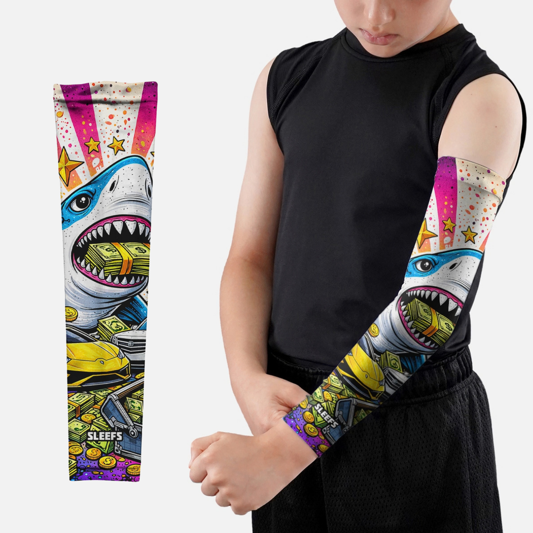 Shark Hustle Kids Arm Sleeve