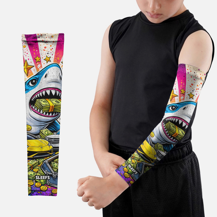Shark Hustle Kids Arm Sleeve