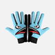 War Shark Blue Sticky Kids Football Receiver Gloves