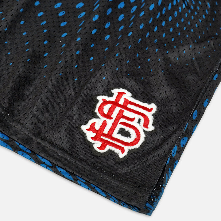 Shock Waves Blue Shorts - 5"