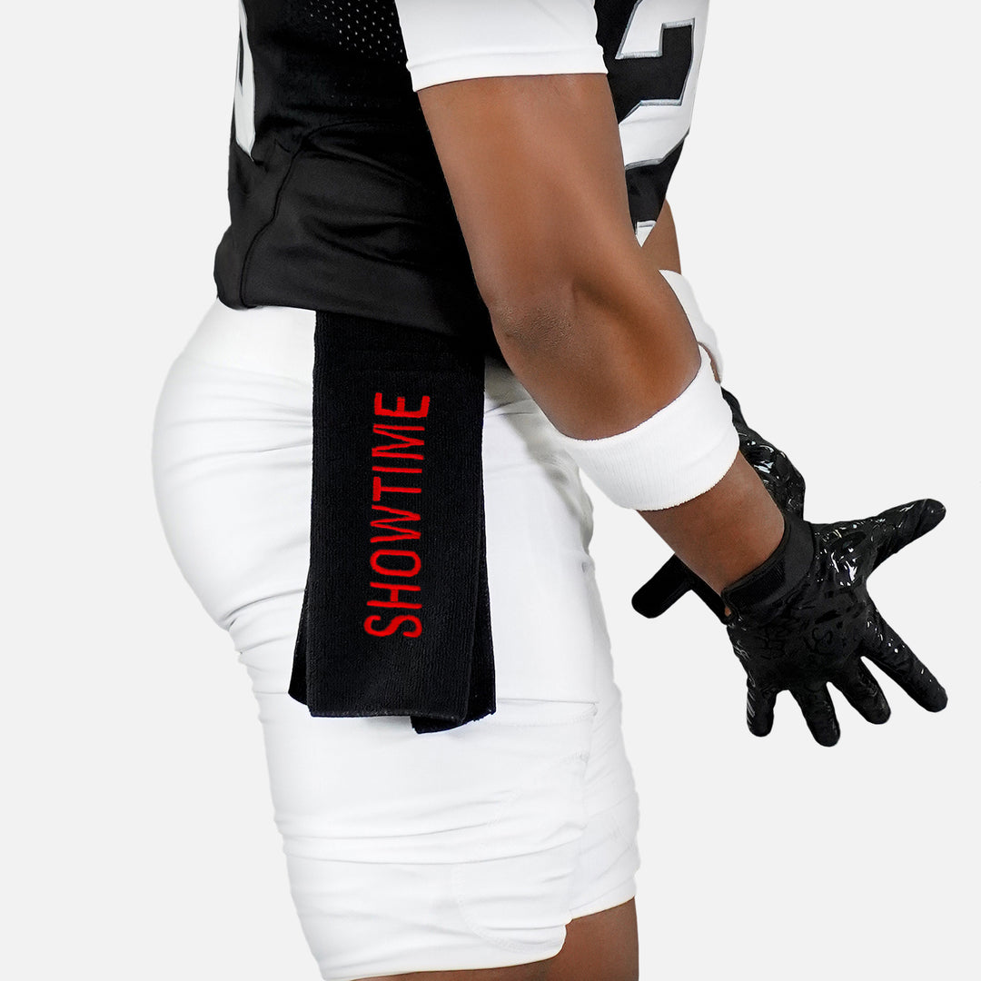 Showtime Black Football Towel