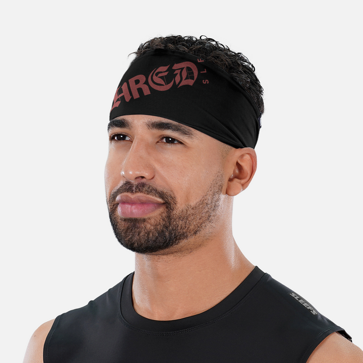 Shred Black Headband