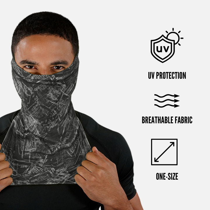 Sketchbook Black Neck Gaiter