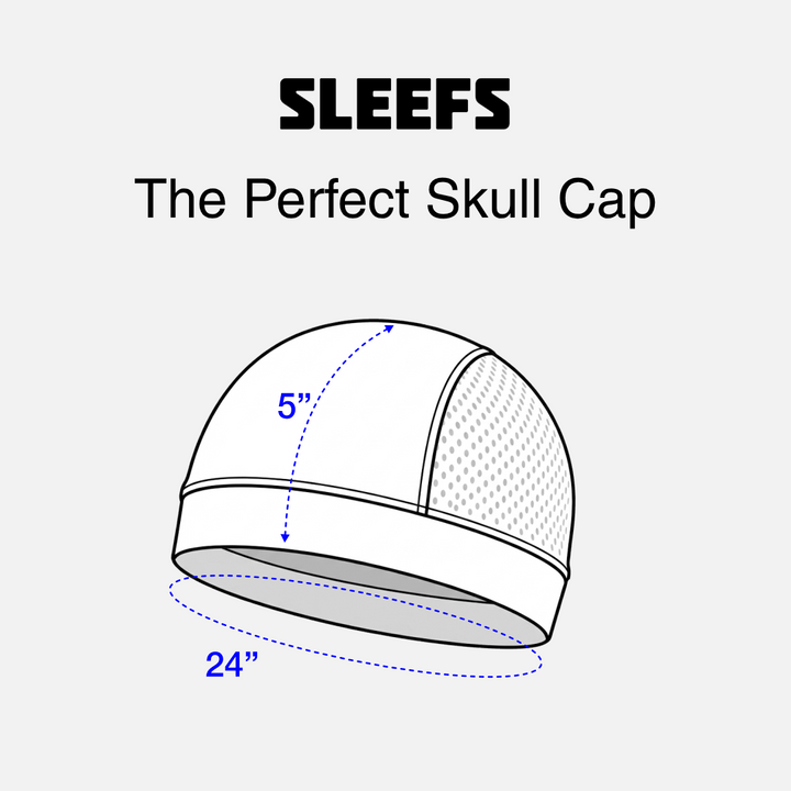 White Skull Cap – SLEEFS