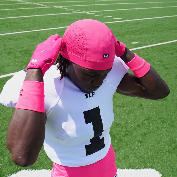 Hue Pink Skull Cap