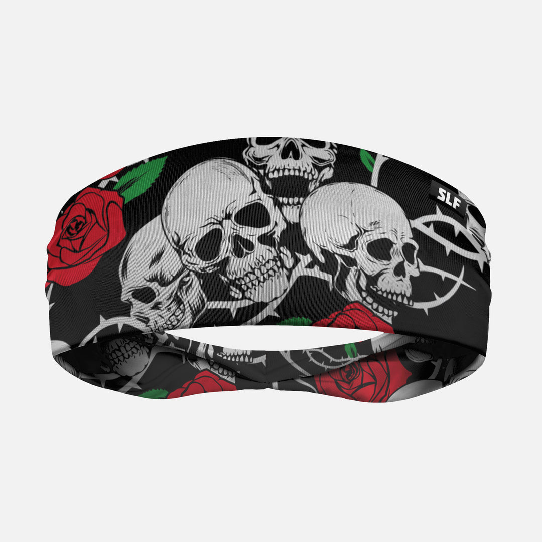 Skulls and Roses Headband