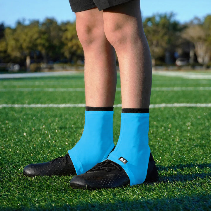 Hue Sky Blue Kids Spats / Cleat Covers