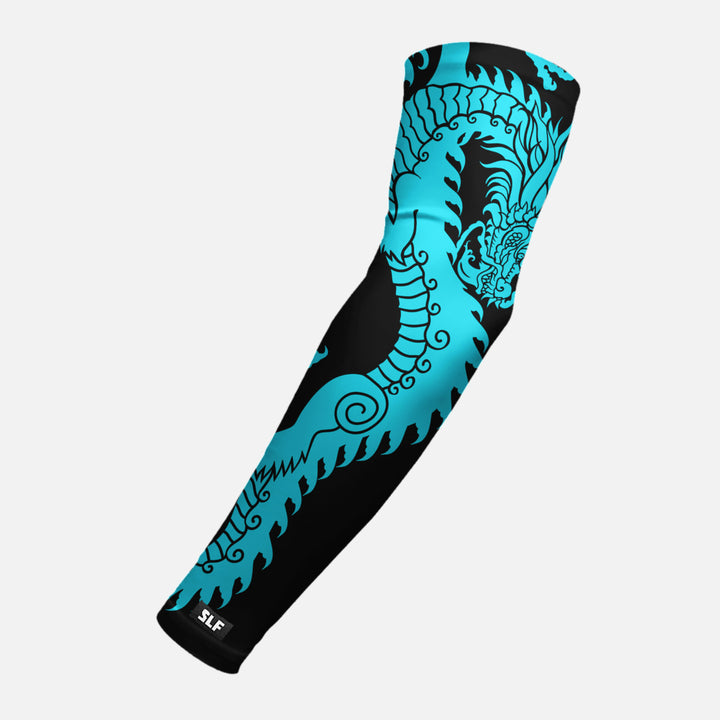 Sky Blue Dragon Arm Sleeve