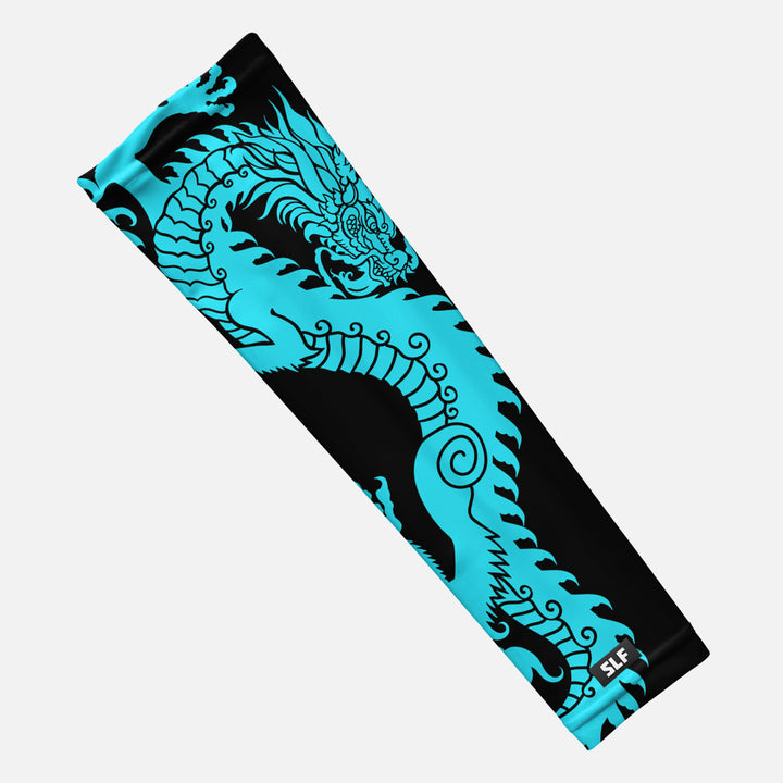 Sky Blue Dragon Arm Sleeve