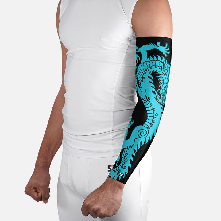 Sky Blue Dragon Arm Sleeve