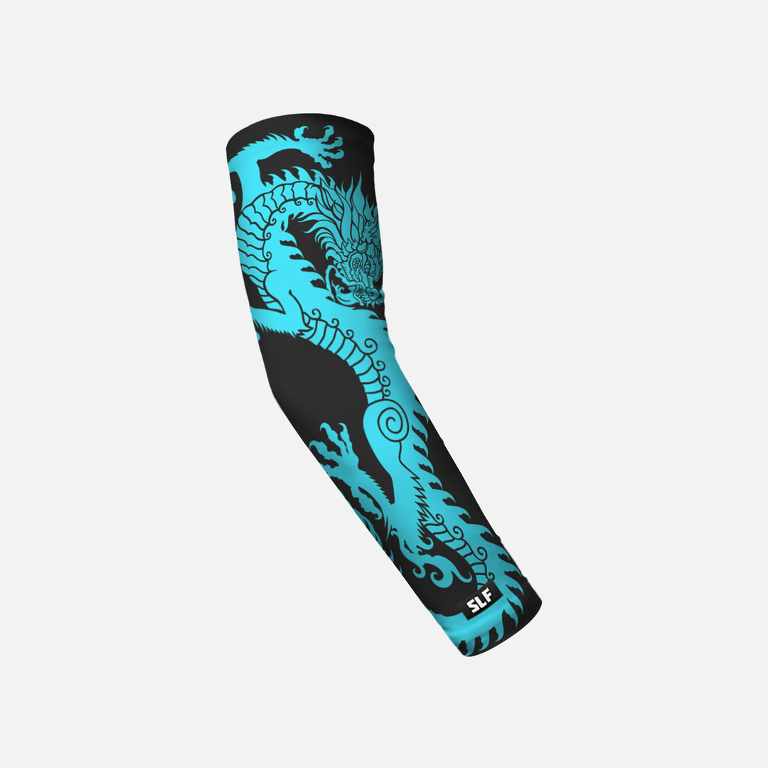 Sky Blue Dragon Kids Arm Sleeve