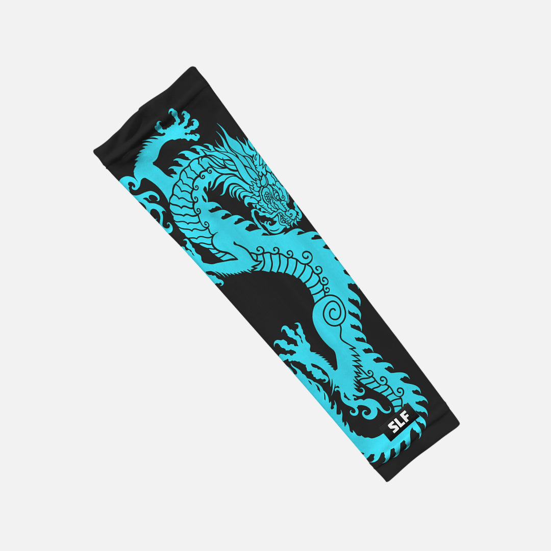 Sky Blue Dragon Kids Arm Sleeve