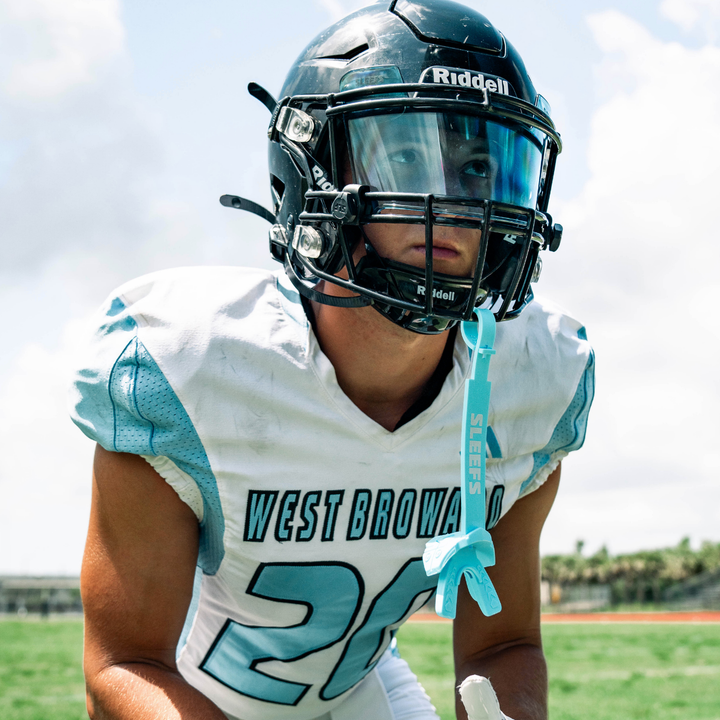 Hue Sky Blue Helmet Eye-Shield Visor