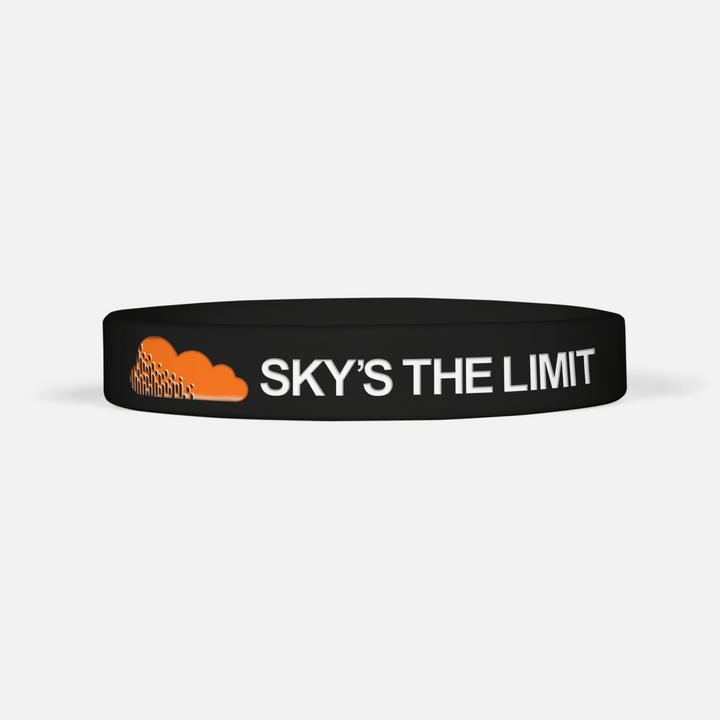 Sky's The Limit Motivational Wristband