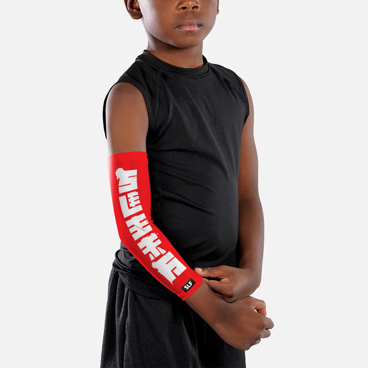 Sleefs Asia Red Kids Arm Sleeve
