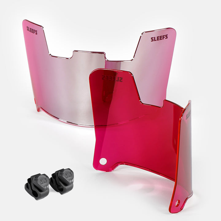 Sleefs Pink Machine Silver Helmet Eye-Shield Visor