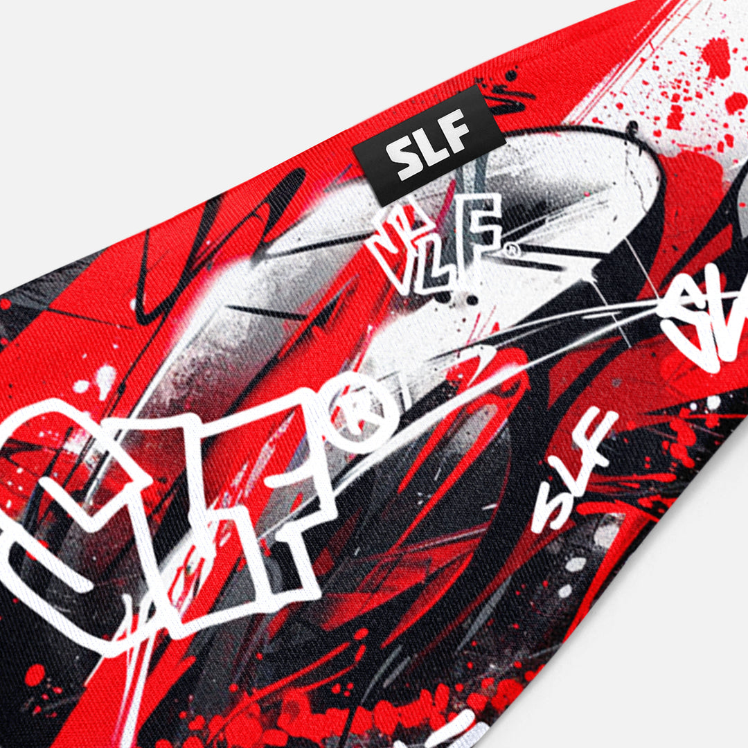 Sleefs Red Urban Graffiti Headband
