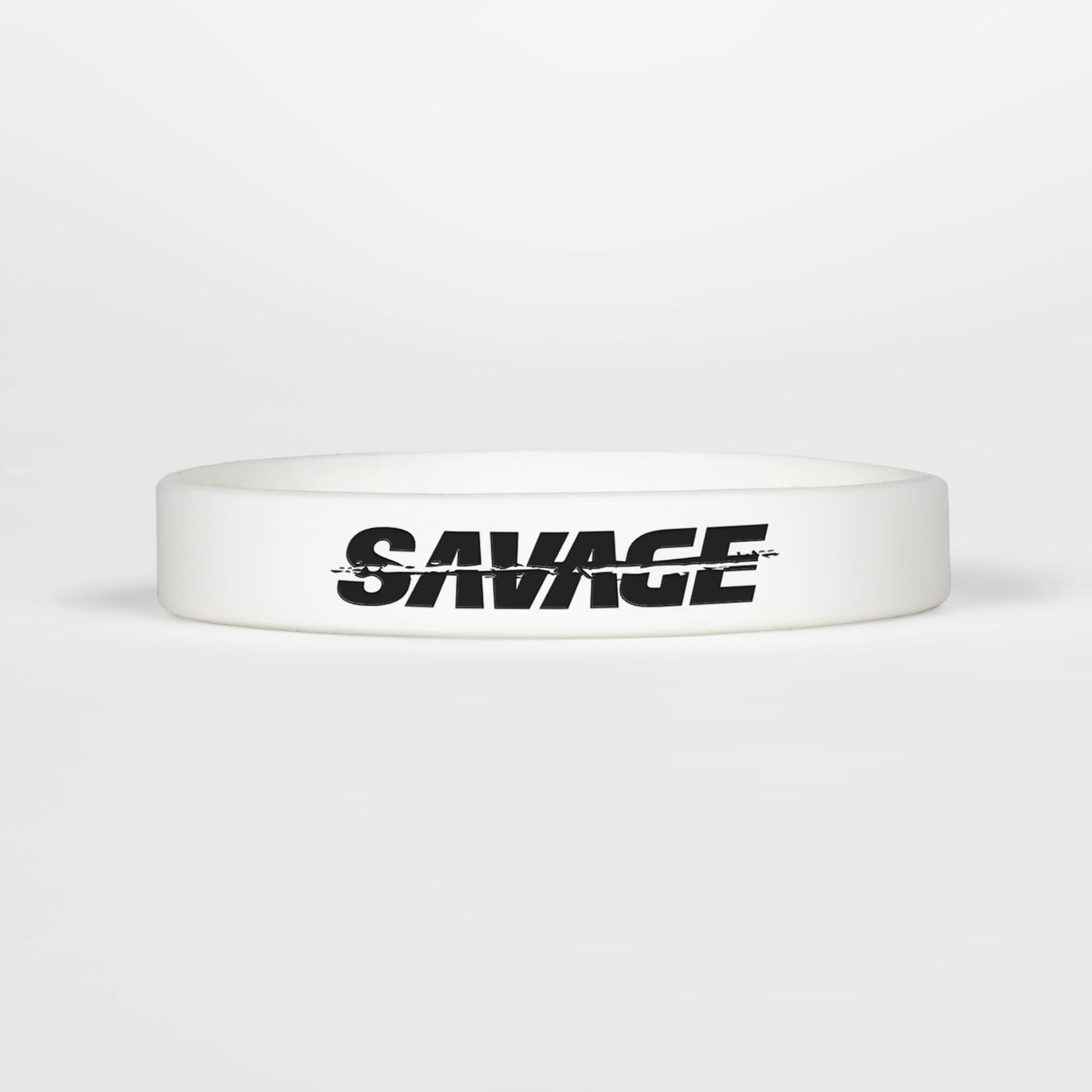 Sleefs Savage White Motivational Wristband