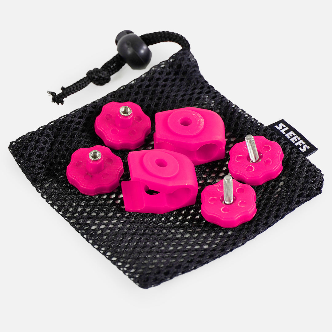 Hue Pink Football Helmet Visor Quick Clips