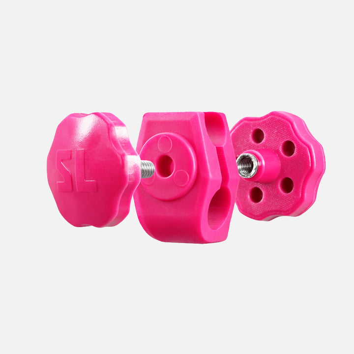 Hue Pink Football Helmet Visor Quick Clips