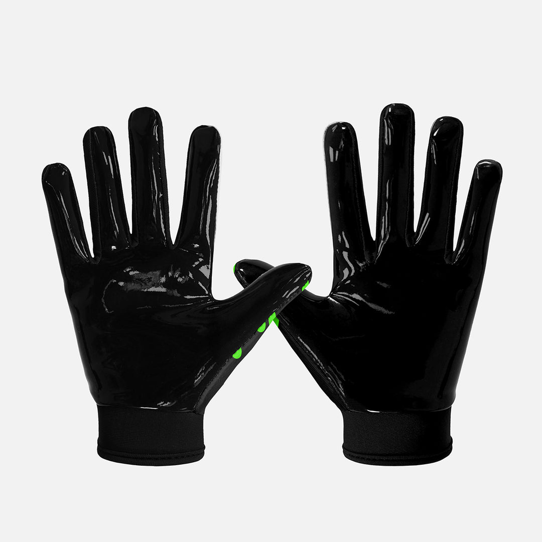Slime Green Sticky Football Receiver Gloves