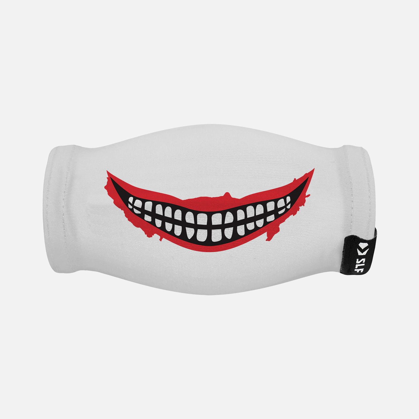 Smile White Chin Strap Cover